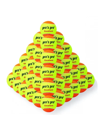 Pro's Pro Excellent Yellow Orange (60 szt.) - piłki tenisowe