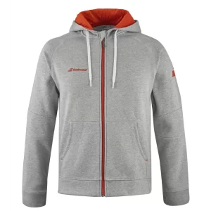 Babolat Exercise Hood Jacket Boy High Rise Heather - chłopięca bluza z kapturem