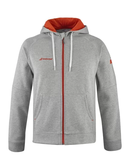Babolat Exercise Hood Jacket Boy High Rise Heather - chłopięca bluza z kapturem