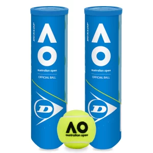Dunlop Australian Open Bi-pack - piłki tenisowe