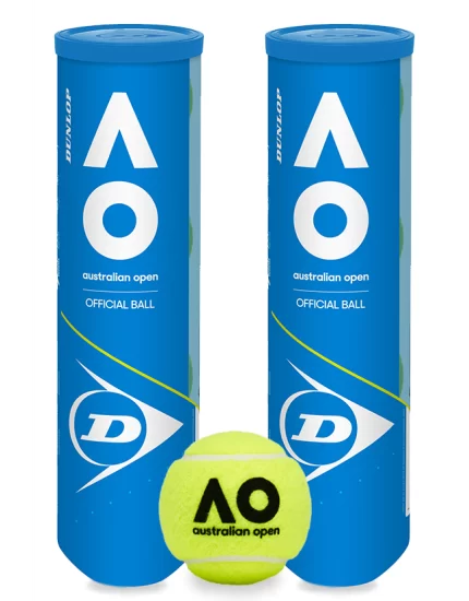 Dunlop Australian Open Bi-pack - piłki tenisowe