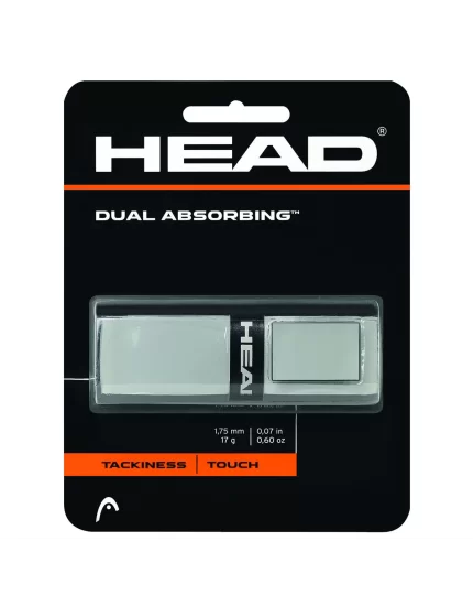 Head Dual Absorbing Szara - owijka bazowa