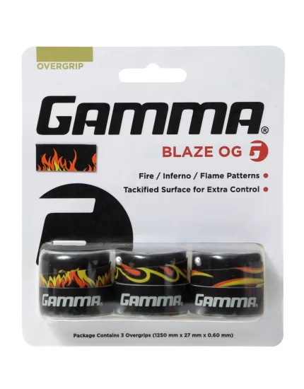 Gamma Blaze Overgrip (3 szt.) - owijki tenisowe