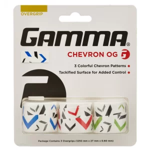 Gamma Chevron Overgrip (3 szt.) - owijki tenisowe