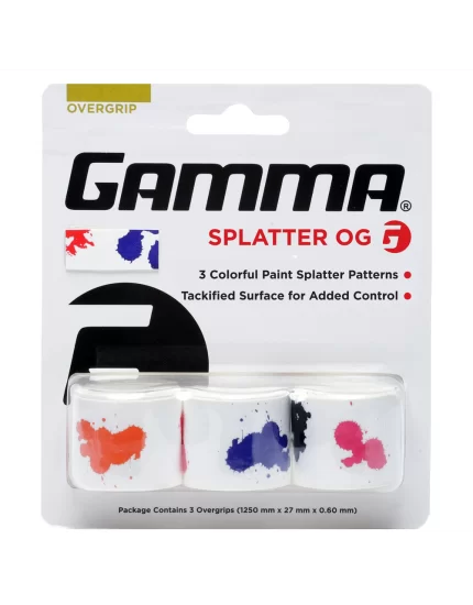 Gamma Splatter Overgrip (3 szt.) - owijki wierzchnie
