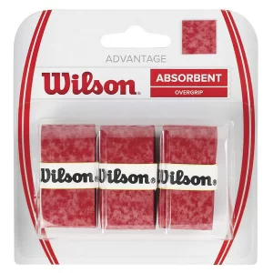 Wilson Advantage Czerwone (3 szt.) - owijki wierzchnie