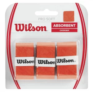 Wilson Pro Soft Overgrip Pomarańczowe (3 szt.) - owijki wierzchnie