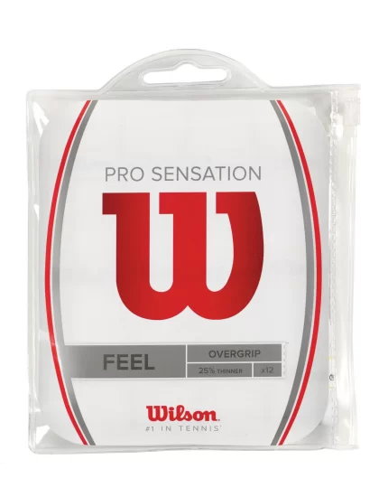 Wilson Pro Sensation Białe (12 szt.) - owijki wierzchnie