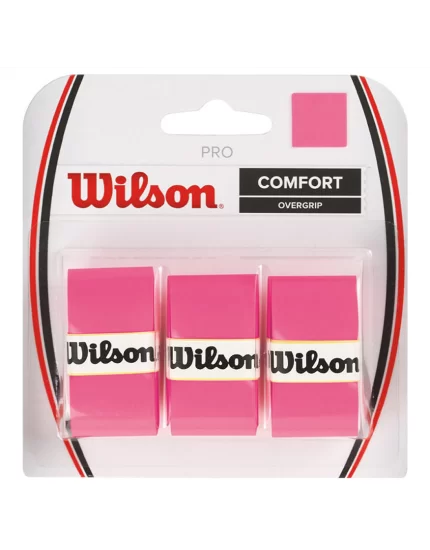 Wilson Pro Overgrip Różowe (3 szt.) - owijki wierzchnie