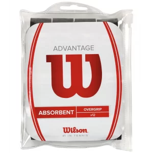 Wilson Advantage Czarne (12 szt.) - owijki tenisowe