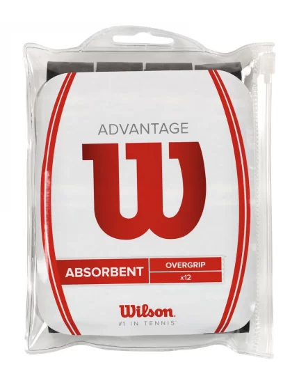 Wilson Advantage Czarne (12 szt.) - owijki tenisowe