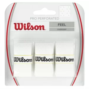 Wilson Pro Perforated Białe (3 szt.) - owijki wierzchnie