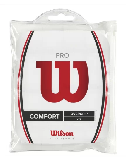 Wilson Pro Overgrip Białe (12 szt.) - owijki wierzchnie