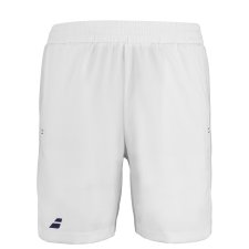 Babolat Play Short Boy Białe - spodenki tenisowe