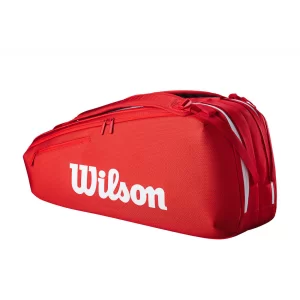 Wilson Super Tour Wilson Red 6PK 2025 - torba na rakiety