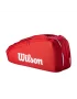 Wilson Super Tour Wilson Red 6PK 2025 - torba na rakiety