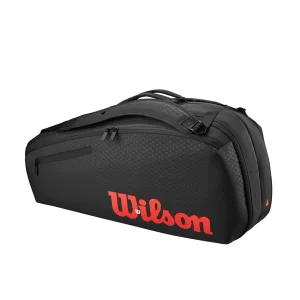 Wilson Clash V3.0 6PK Racquet Bag Black Infrared - torba na rakiety