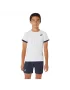 Asics Boys Tennis SS Top Brilliant White Midnight - koszulka chłopięca