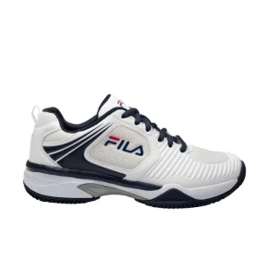 Fila Veloce Women Clay White Navy - damskie buty tenisowe