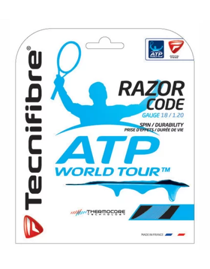 Tecnifibre Razor Code ATP Niebieski - naciąg tenisowy