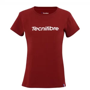 Tecnifibre Team Cotton Tee Cardinal - dziewczęca koszulka