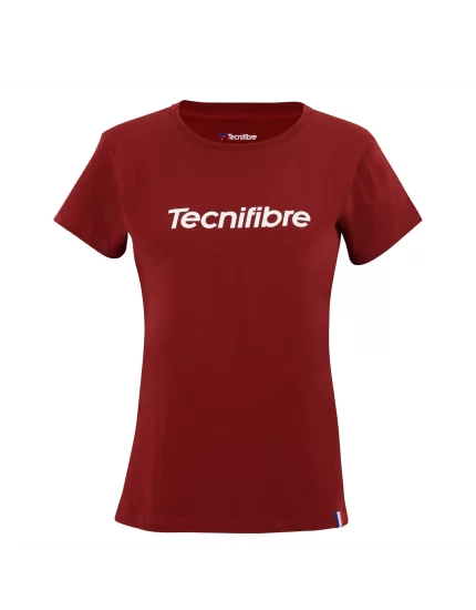 Tecnifibre Team Cotton Tee Cardinal - dziewczęca koszulka