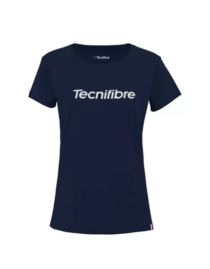 Tecnifibre Team Cotton Tee Marine - dziewczęca koszulka
