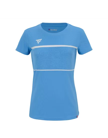 Tecnifibre Team Tech Tee Azur - dziewczęca koszulka