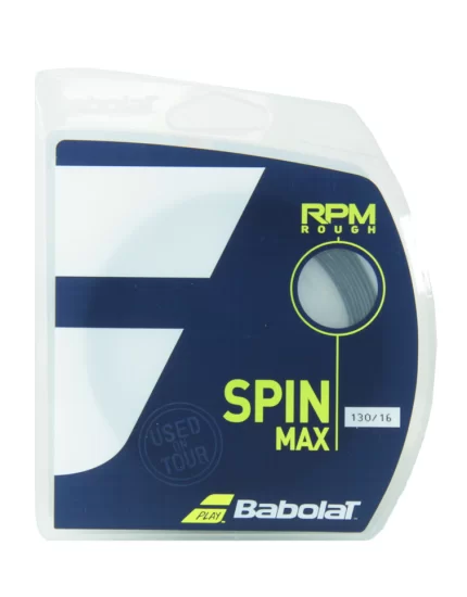 Babolat RPM Rough Czarny - naciąg tenisowy