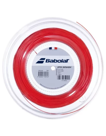 Babolat RPM Rough Fluo Red 200m - naciąg tenisowy