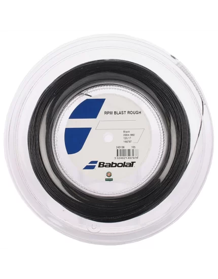 Babolat RPM Rough Czarny 200m - naciąg tenisowy