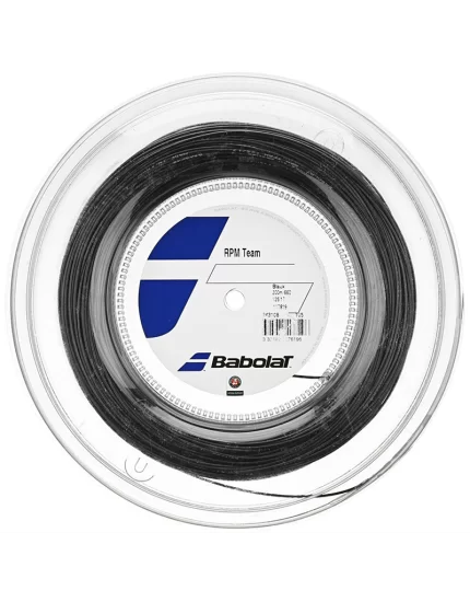 Babolat RPM Team Czarny 200m - naciąg tenisowy