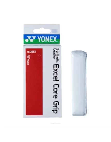 Yonex Excel Core Grip Synthetic Leather Biała