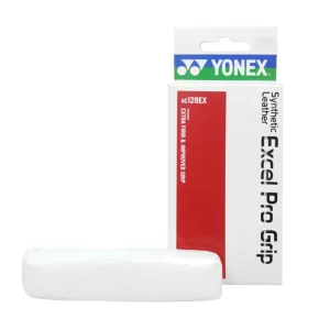 Yonex Excel Pro Grip Synthetic Leather Biała