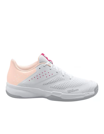 Wilson Kaos Stroke 2.0 W White Scallopshell Lovepotion - damskie buty tenisowe