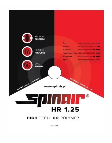 Spinair HR 200m - naciąg tenisowy
