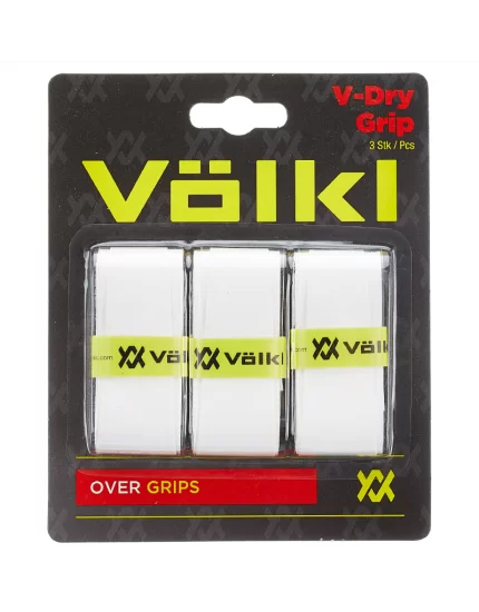 Volkl V-Dry Grip Białe (3 szt.) - owijki wierzchnie