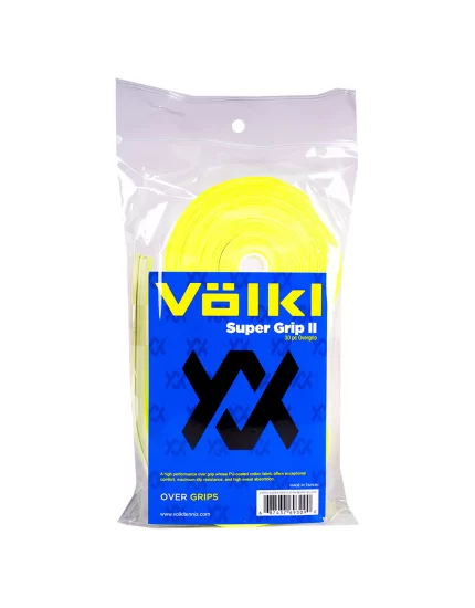 Volkl Super Grip II Neon Yellow (30 szt.) - owijki tenisowe