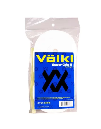Volkl Super Grip II Białe (30 szt.) - owijki tenisowe