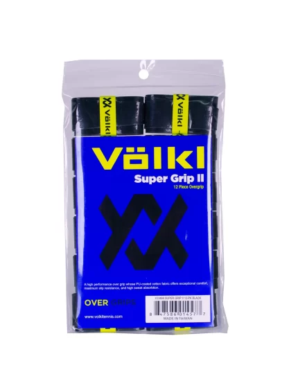 Volkl Super Grip II Czarne (12 szt.) - owijki wierzchnie
