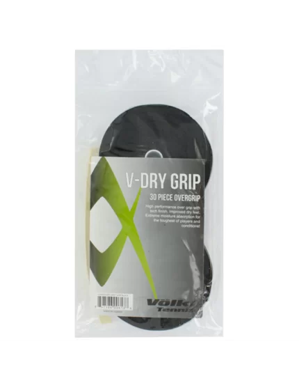 Volkl V-Dry Grip Czarne (30 szt.) - owijki tenisowe