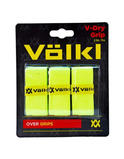 Volkl V-Dry Grip Neon Yellow (3 szt.) - owijki wierzchnie