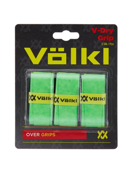Volkl V-Dry Grip Zielone (3 szt.) - owijki tenisowe