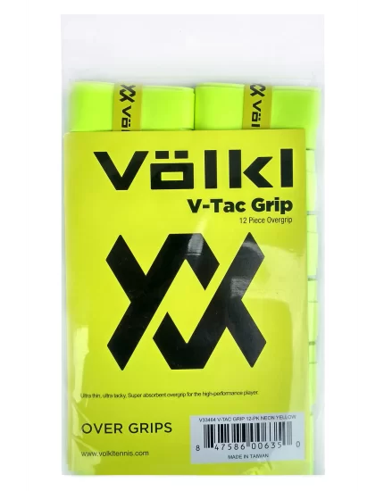 Volkl V-Tac Grip Neon Yellow (12 szt.) - owijki tenisowe