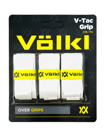 Volkl V-Tac Grip Białe (3 szt.) - owijki tenisowe