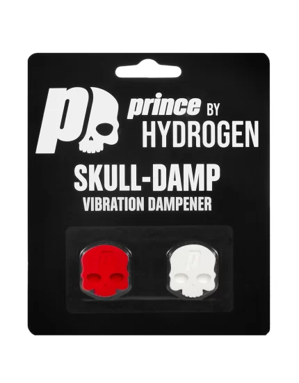 Prince Hydrogen Skull Damp Biały Czerwony (2 szt.) - wibrastopy