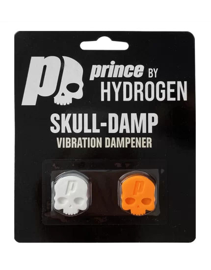 Prince Hydrogen Skull Damp Biały Pomarańczowy (2 szt.) - wibrastopy