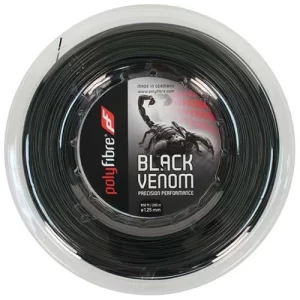 Polyfibre Black Venom 200m - naciąg tenisowy