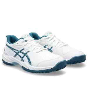Asics Gel-Game 9 GS Clay / OC White Restful Teal - juniorskie buty tenisowe