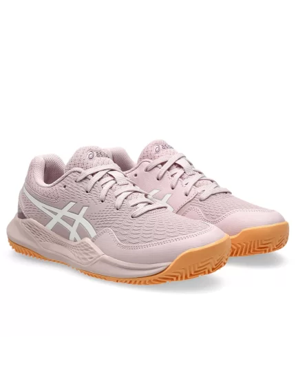 Asics Gel-Resolution 9 GS Clay Watershed Rose White - juniorskie buty tenisowe
